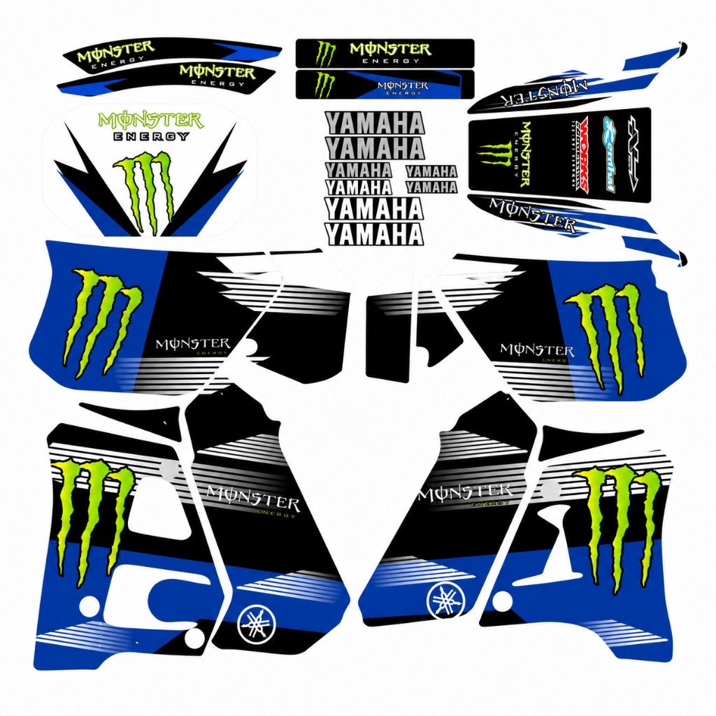 Yamaha DT 125 1991 2003 4BL DE03 Monster-decor  stickers, Ophalen of Verzenden, Nieuw, Overige merken