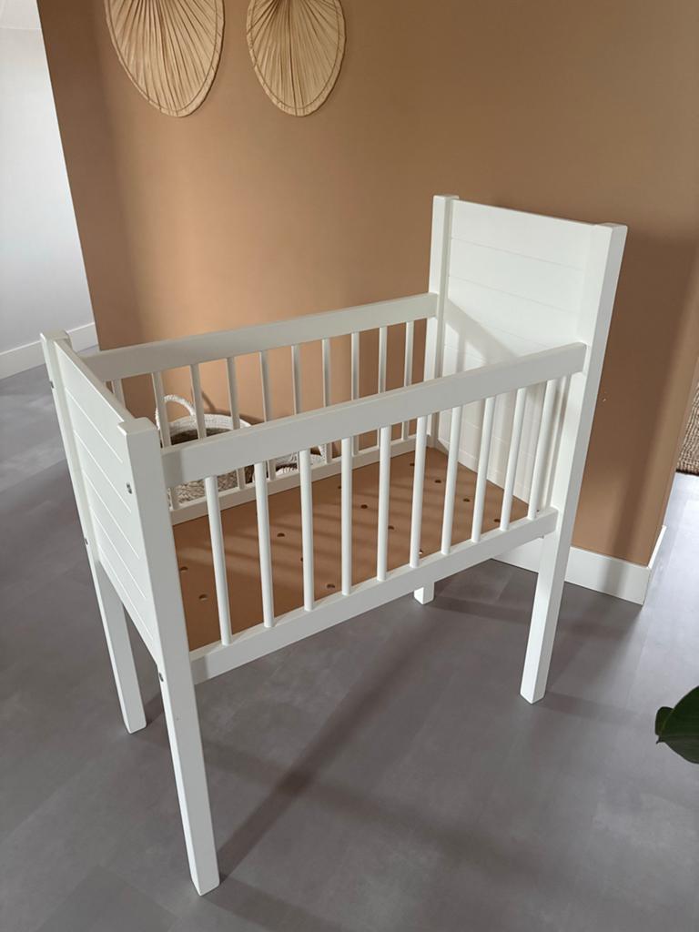 Kidsmill Noa wieg Babypark – wit – compleet, Ophalen, Zo goed als nieuw, Wieg