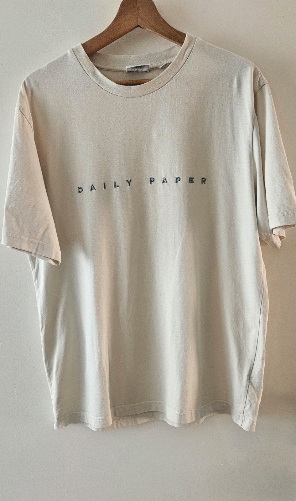 daily paper shirt, Maat 48/50 (M), Beige, Ophalen of Verzenden, Zo goed als nieuw