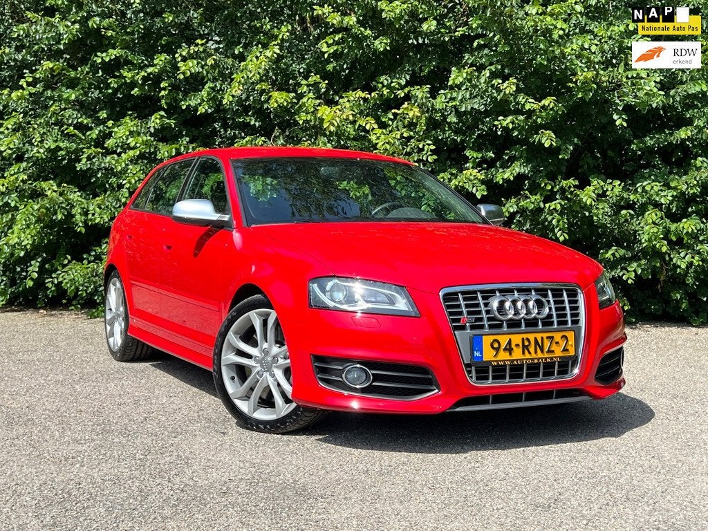Audi A3 Sportback 2.0 TFSI S3 quattro Ambition Fabrieksnieuw, Auto's, Audi, Automaat, Euro 5, 1490 kg, Zwart