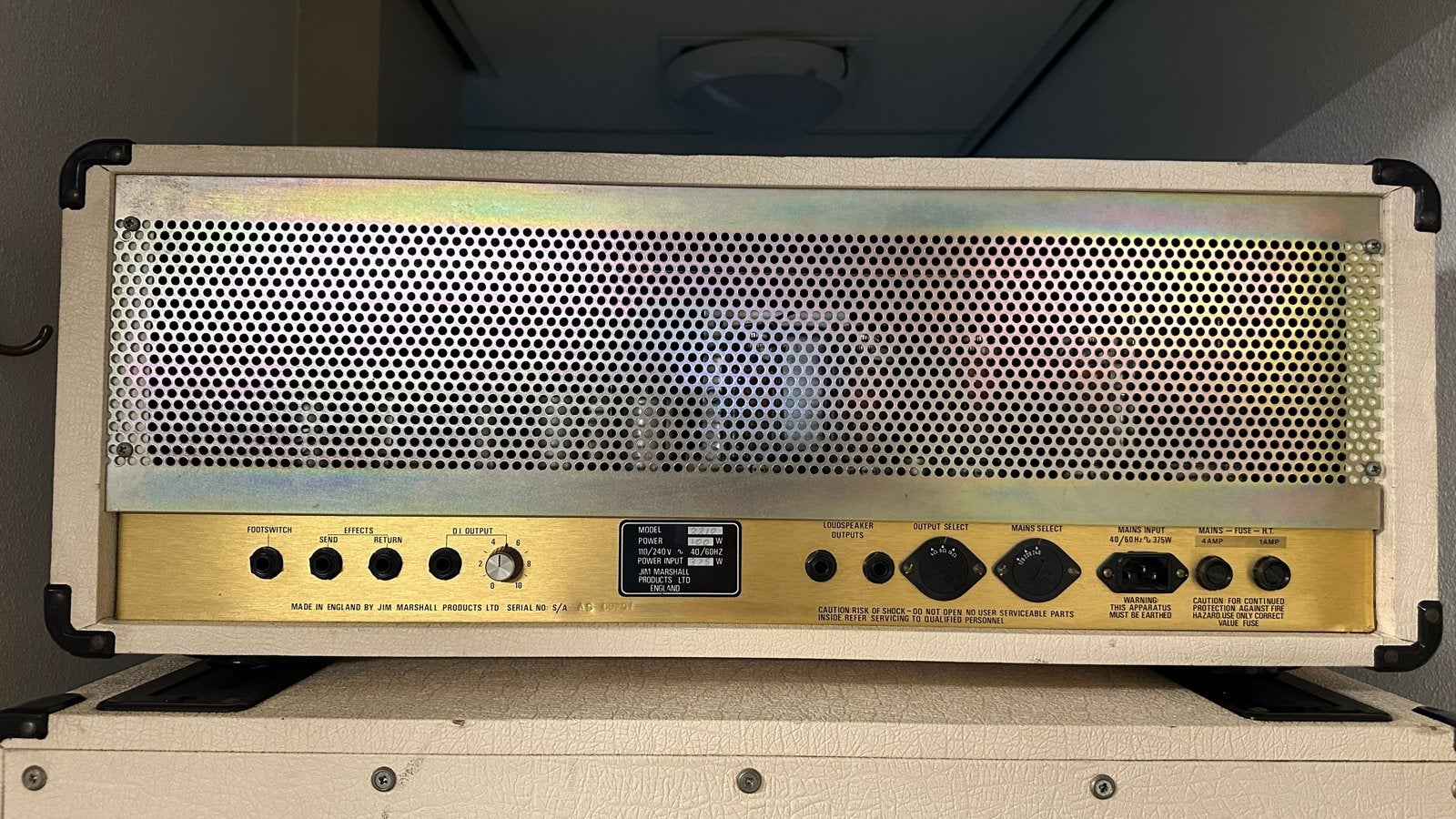 Marshall JCM 800  2210 (1982) Full Stack 20-anniversary, Ophalen, Gebruikt, Gitaar, 100 watt of meer
