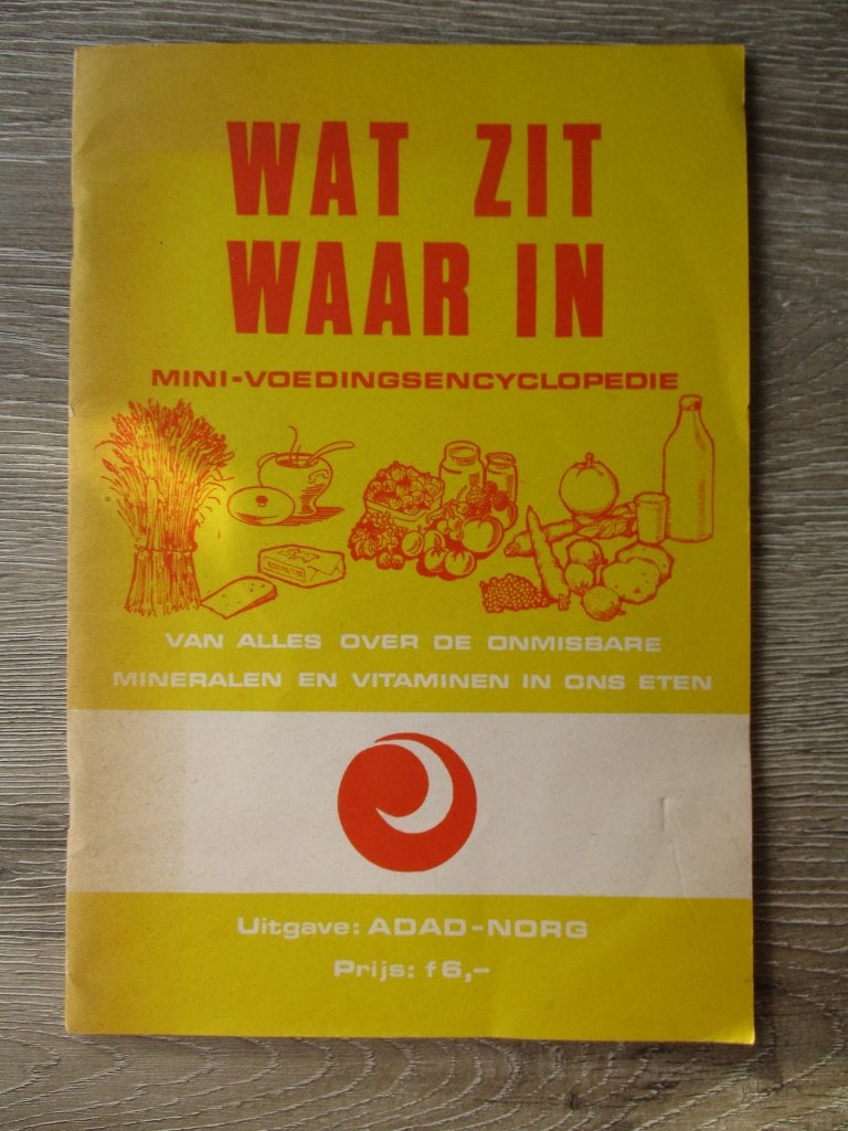 Wat zit waar in mini-voedingsencyclopedie, Ophalen of Verzenden, Gelezen