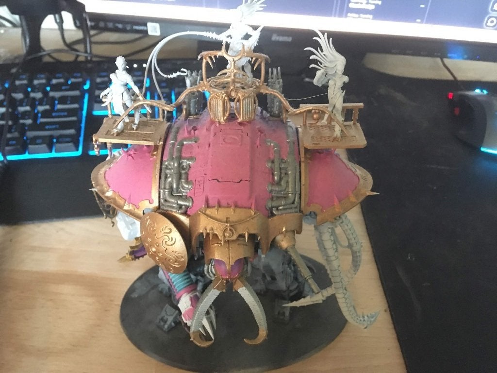 warhammer army alles in 1 keer weg, Ophalen, Met verf, Gebruikt, Figuurtje(s)