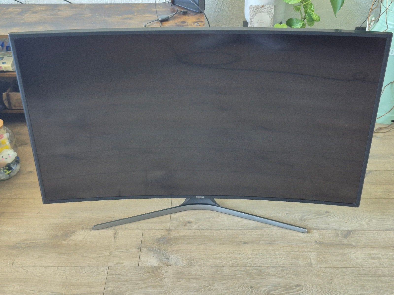 Samsung 55" Curved 4K UE55MU6220 –BEELD DEFECT – wel geluid, Audio, Tv en Foto, Ophalen, 50 Hz, Samsung, 40 tot 60 cm