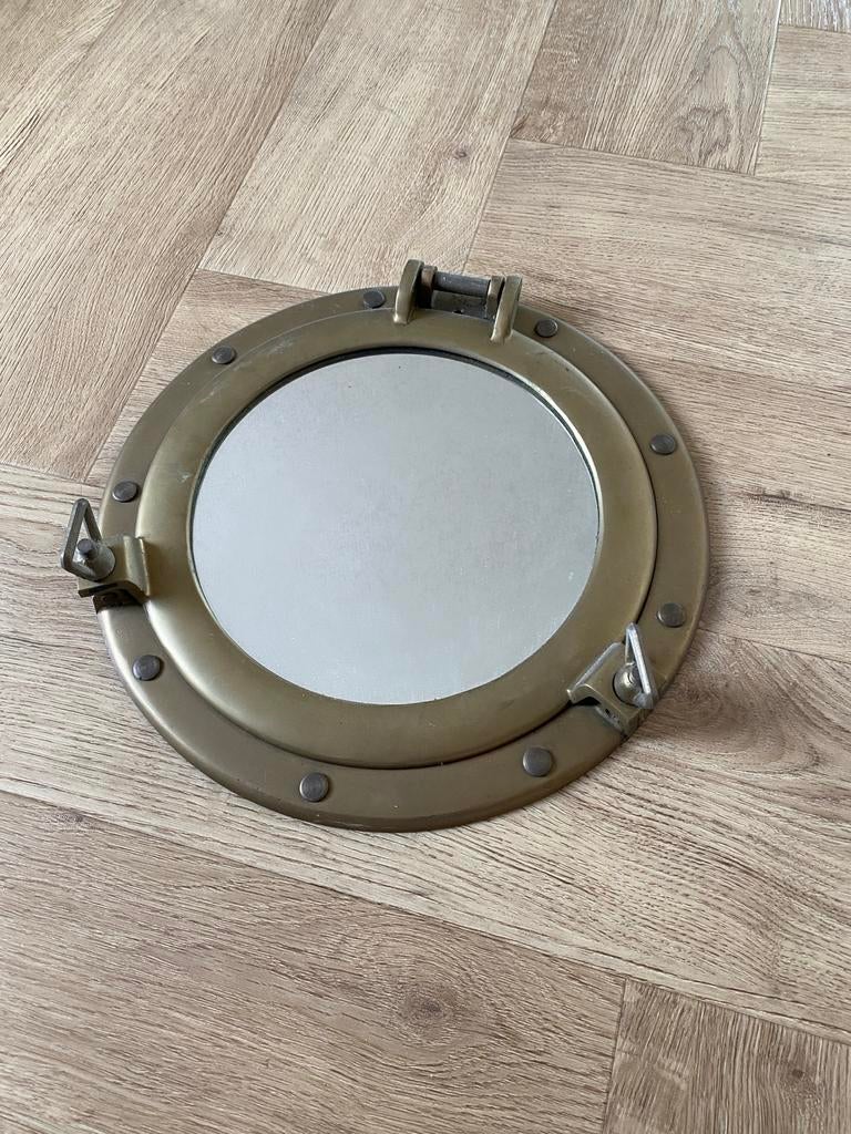 Vetus Patrijspoort Spiegel - Nautische Decoratie, Ophalen, Minder dan 50 cm, Rond, Zo goed als nieuw
