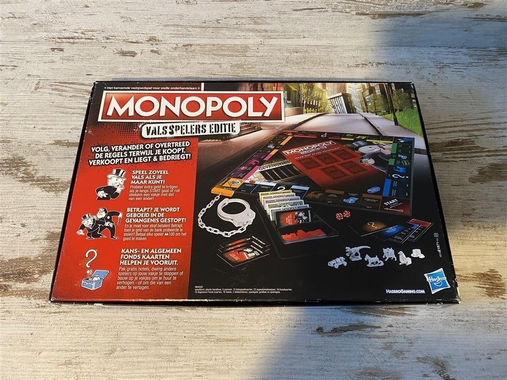 Monopoly valspelers editie [s637], Verzenden, Zo goed als nieuw