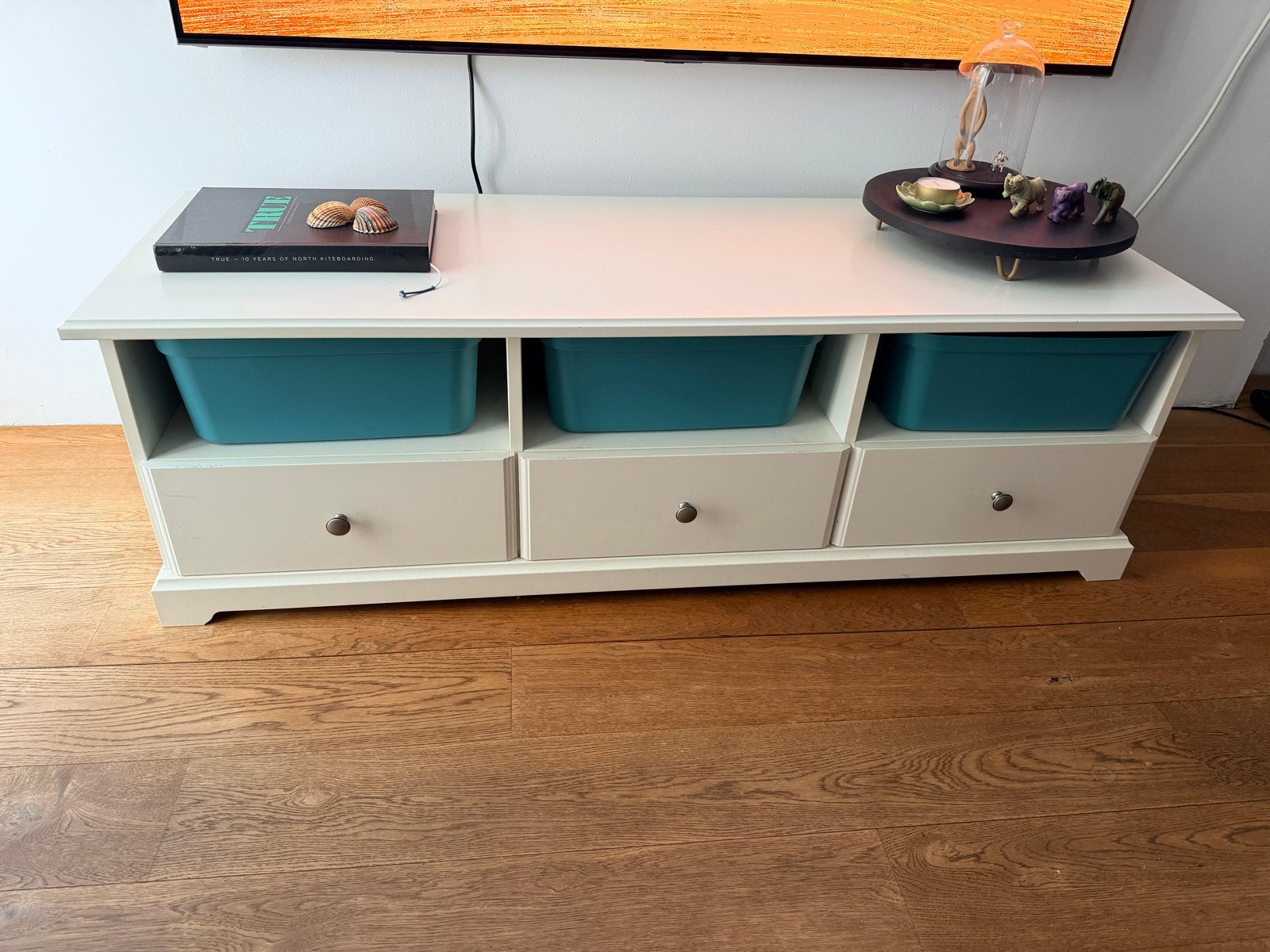 IKEA Salontafel en TV-meubel set, Ophalen, Gebruikt, 100 tot 150 cm, Minder dan 100 cm