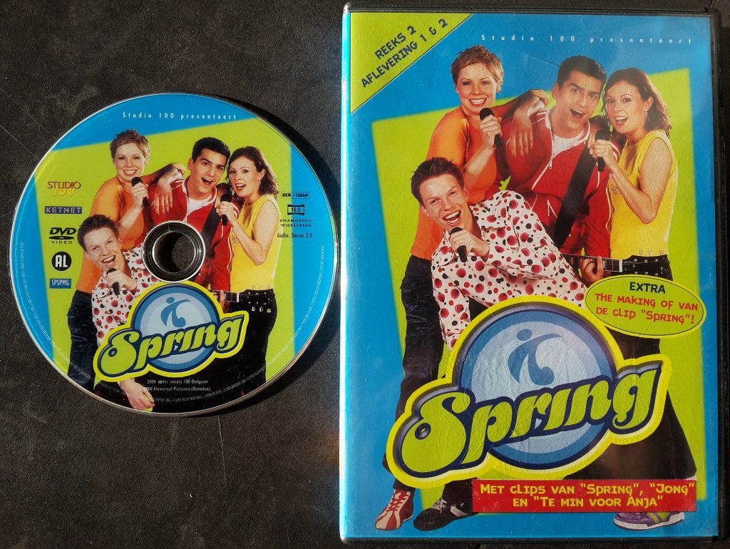 DVD - Spring - Reeks 2 Aflevering 1 & 2 - Studio 100 Ketnet, Avontuur, Alle leeftijden, Tv-serie, Ophalen of Verzenden