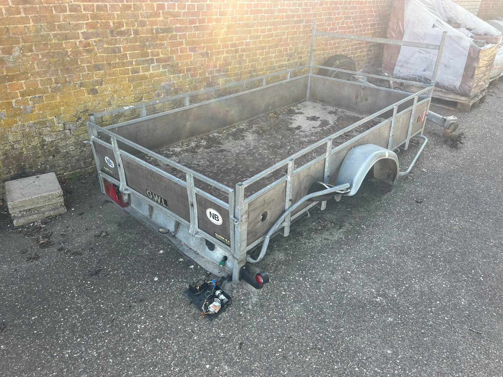 Aanhangwagen, Auto diversen, Aanhangers en Bagagewagens, Ophalen, Gebruikt