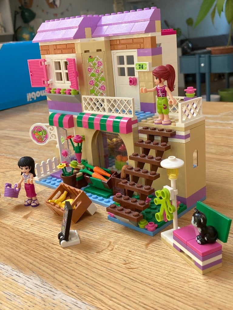 Lego friends winkeltje, Ophalen of Verzenden, Zo goed als nieuw, Complete set, Lego