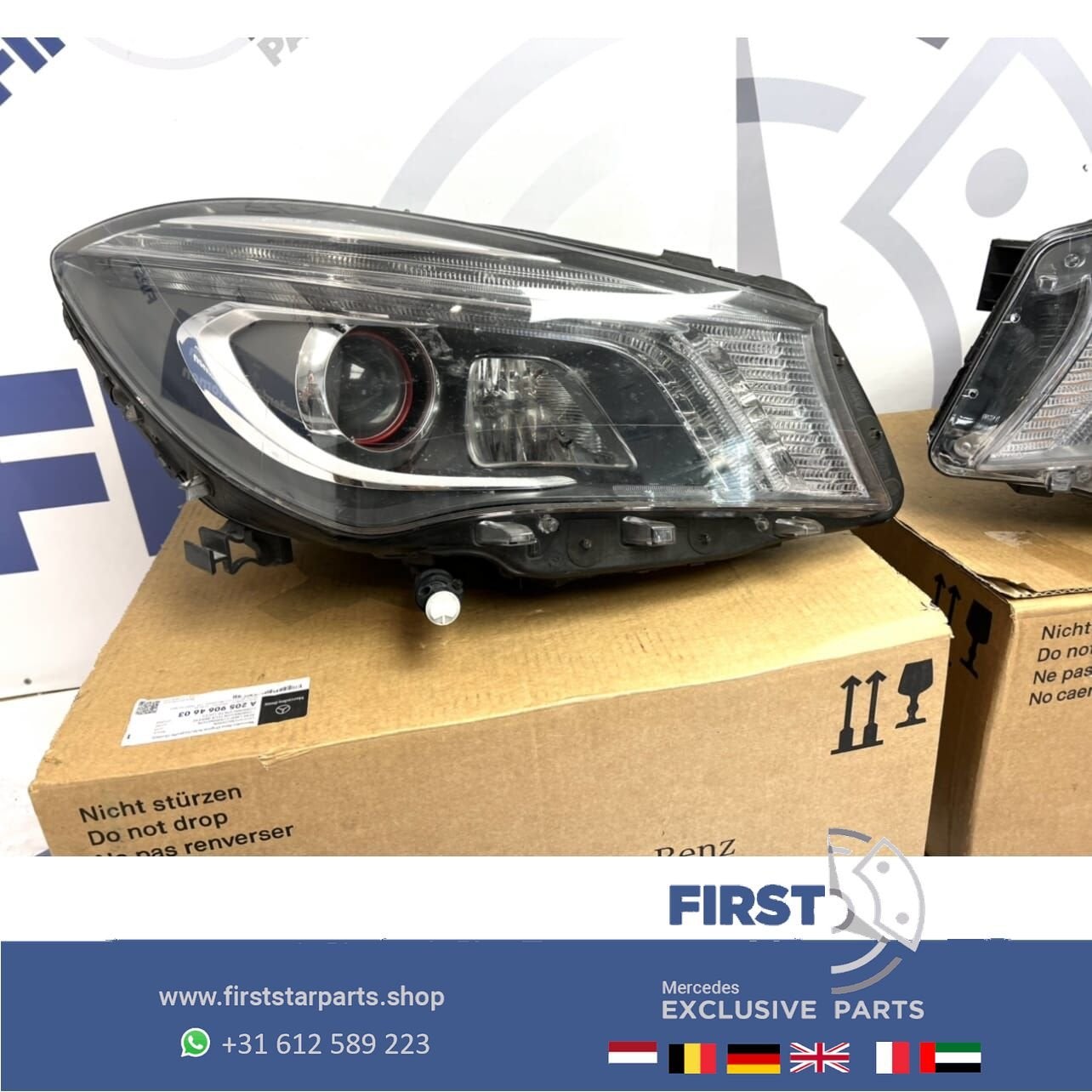 W117 X117 CLA ILS BIXENON LED Koplamp LINKS RECHTS SET Merce, Gebruikt, -, Ophalen of Verzenden, -