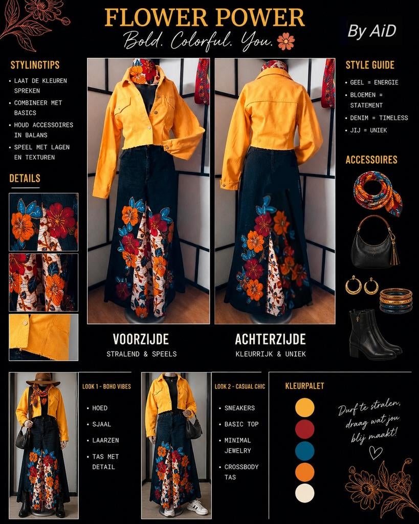 ​ One-of-a-Kind Statement Rok, Kleding | Dames, Rokken, Nieuw, Maat 38/40 (M), Zwart, Onder de knie, Ophalen of Verzenden