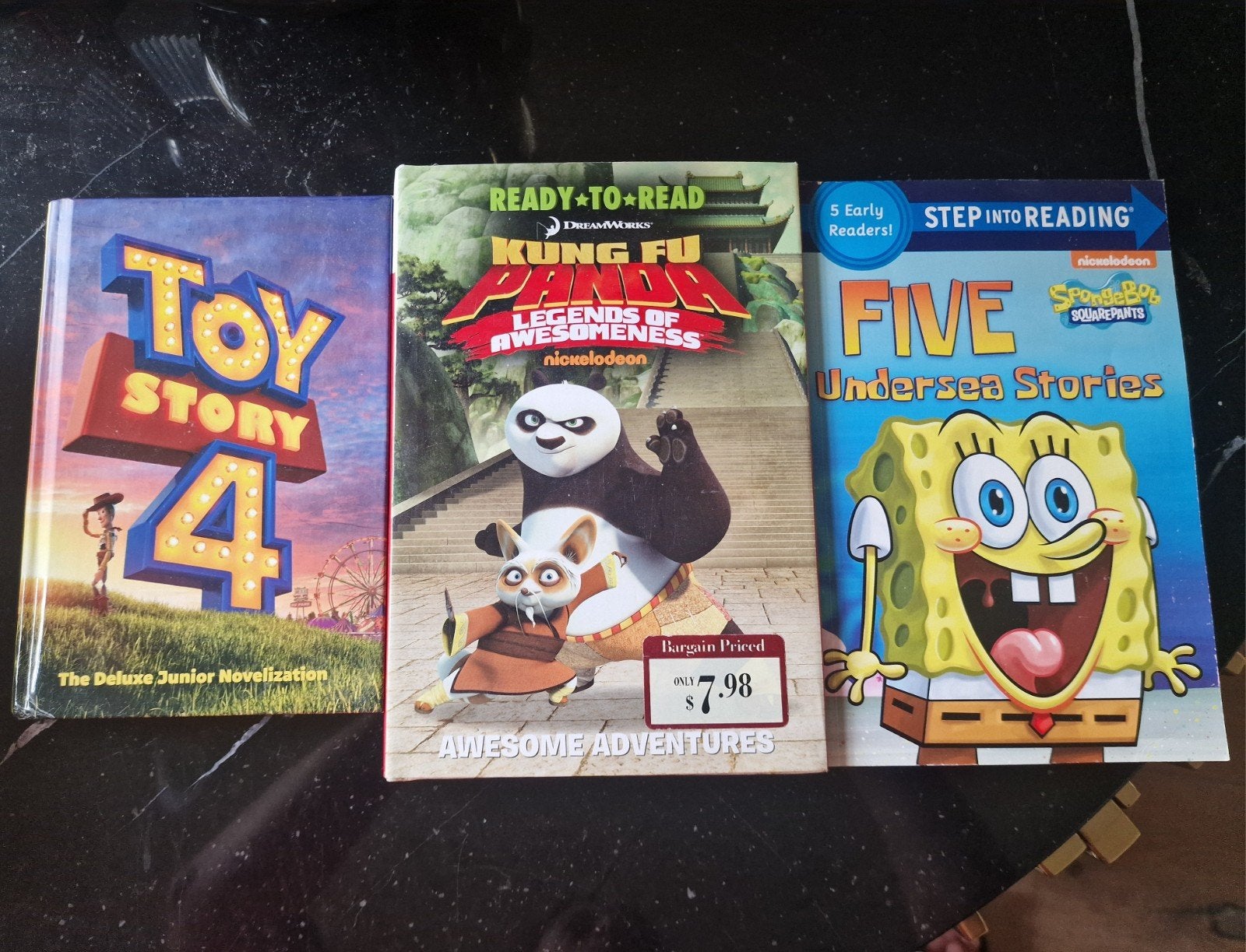 Kinderboeken ENGELS: Kung Fu Panda, Toy Story 4, Spongebob, Ophalen of Verzenden, Zo goed als nieuw, Diverse auteurs, Fictie algemeen
