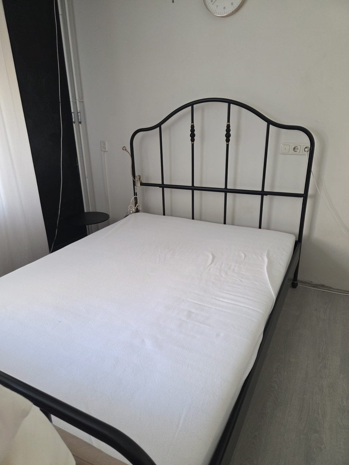 IKEA twijfelaar zwart - 140x200, Ophalen, Zwart, 140 cm, Zo goed als nieuw