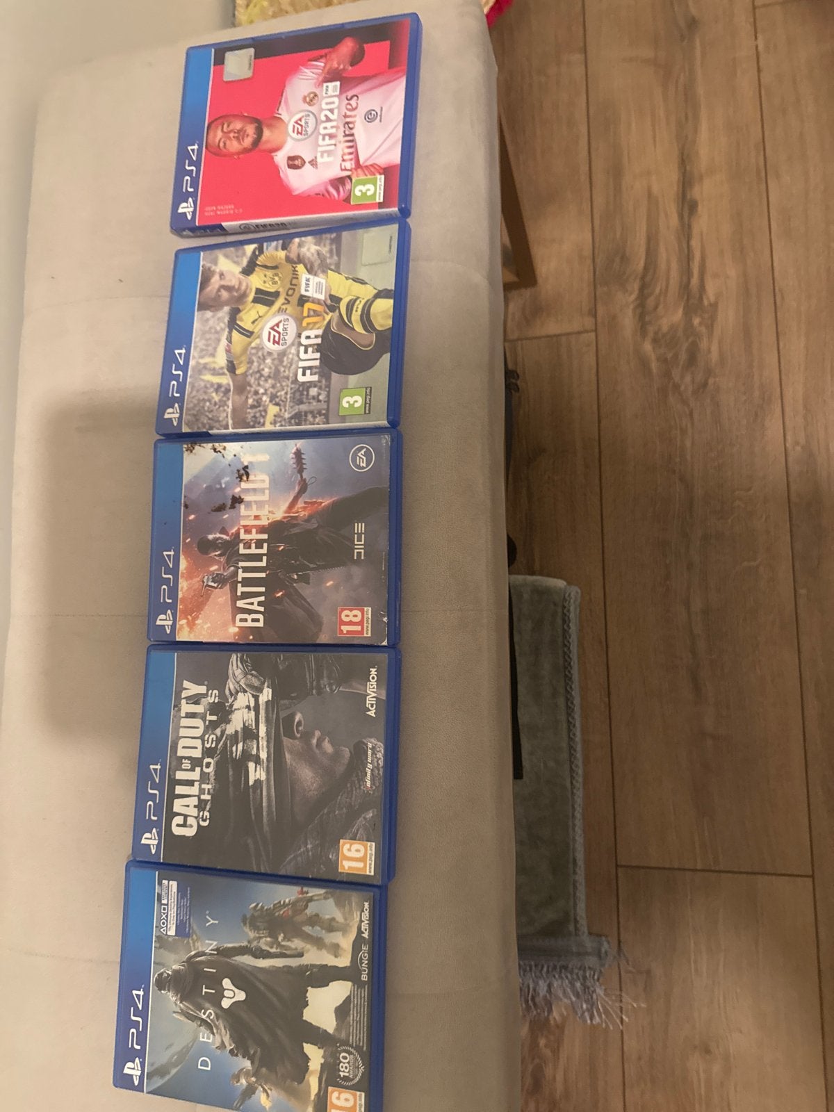 PS4 Games Bundel: FIFA, Battlefield, Call of Duty, Destiny