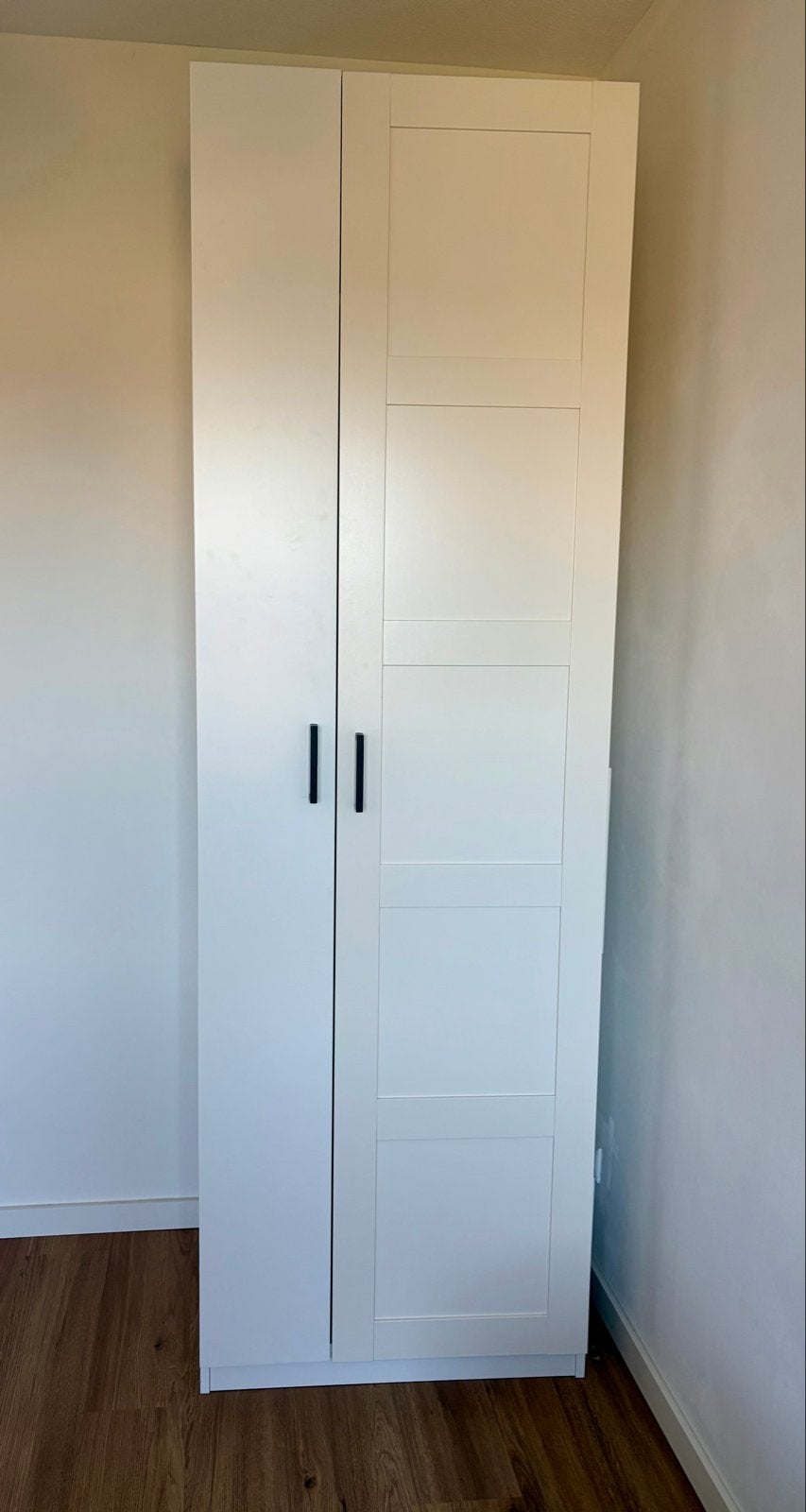 IKEA pax kledingkast wit met hangruimte en plank, Ophalen, 200 cm of meer, 50 tot 100 cm, Zo goed als nieuw