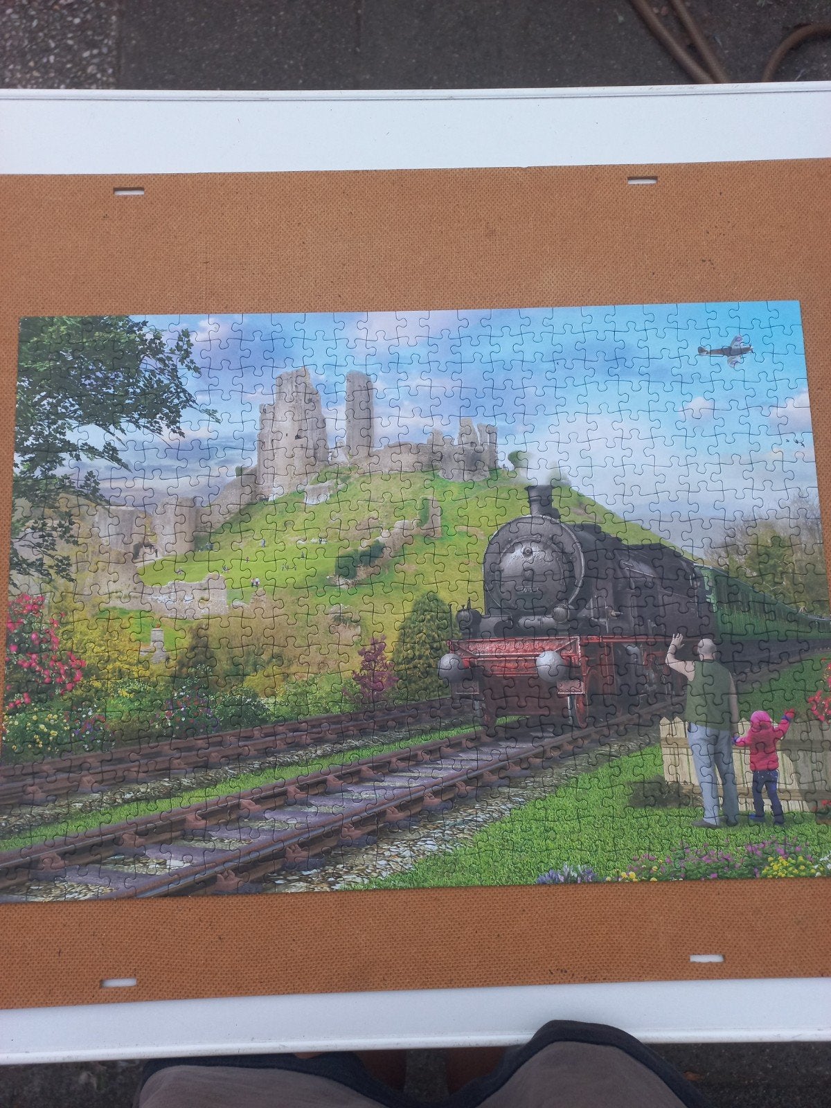 te koop 2 x 500 falcon puzzle in 1 doos, Ophalen of Verzenden, 500 t/m 1500 stukjes, Zo goed als nieuw