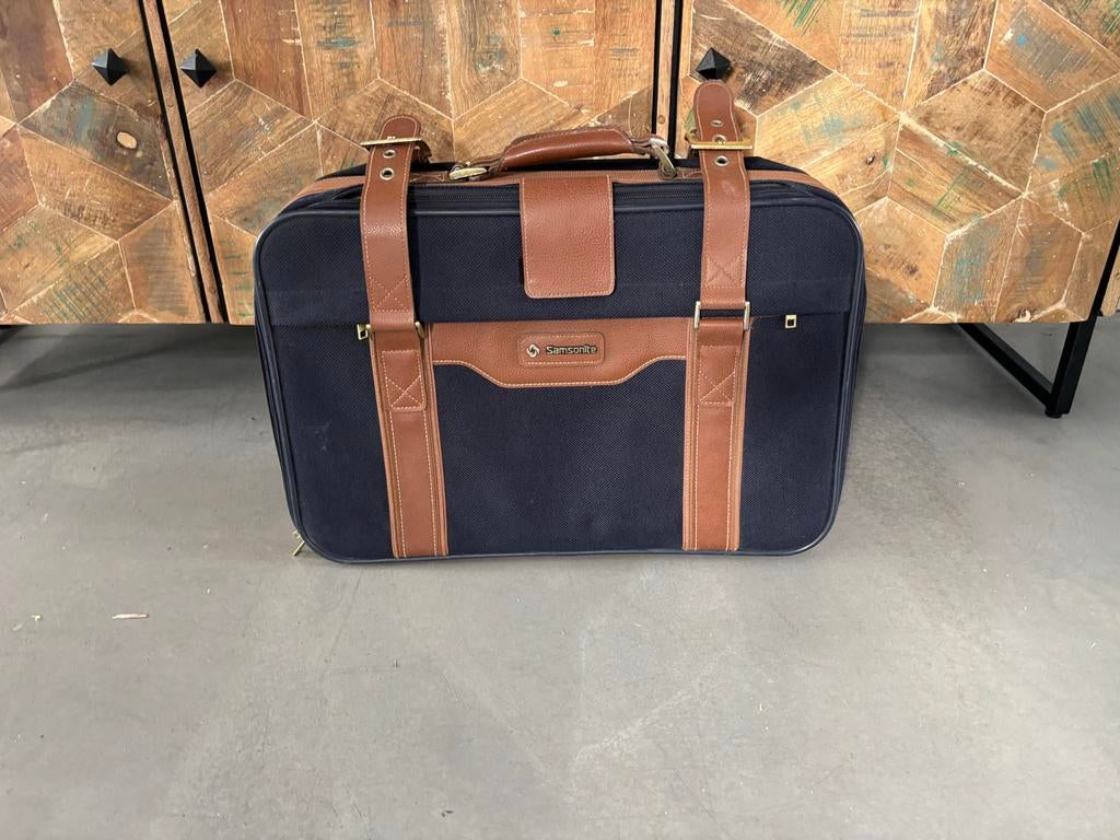 Samsonite Koffer - Vintage Stijl, Sieraden, Tassen en Uiterlijk, Koffers, Gebruikt, 50 tot 60 cm, Slot, Ophalen of Verzenden