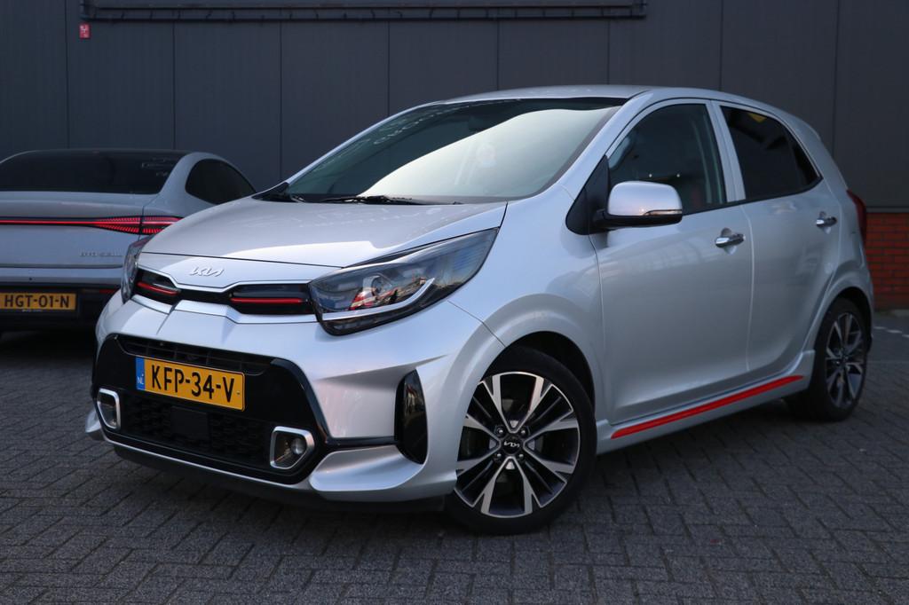 Kia Picanto 1.2 CVVT GT Line | camera | apple carplay | leer, Auto's, Kia, Bedrijf, Te koop, Picanto, ABS, Achteruitrijcamera