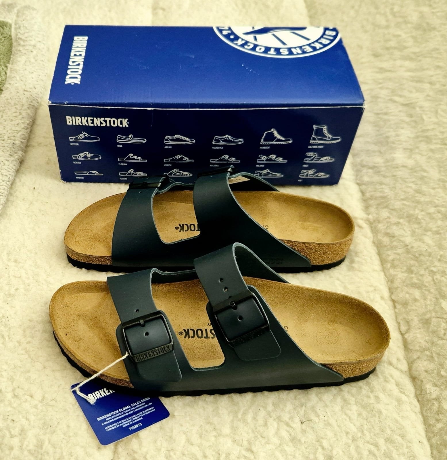 Birkenstock Arizona BS Blauw narrow fit maat 42 Nieuw, Kleding | Dames, Schoenen, Ophalen of Verzenden, Nieuw, Blauw, Sandalen of Muiltjes