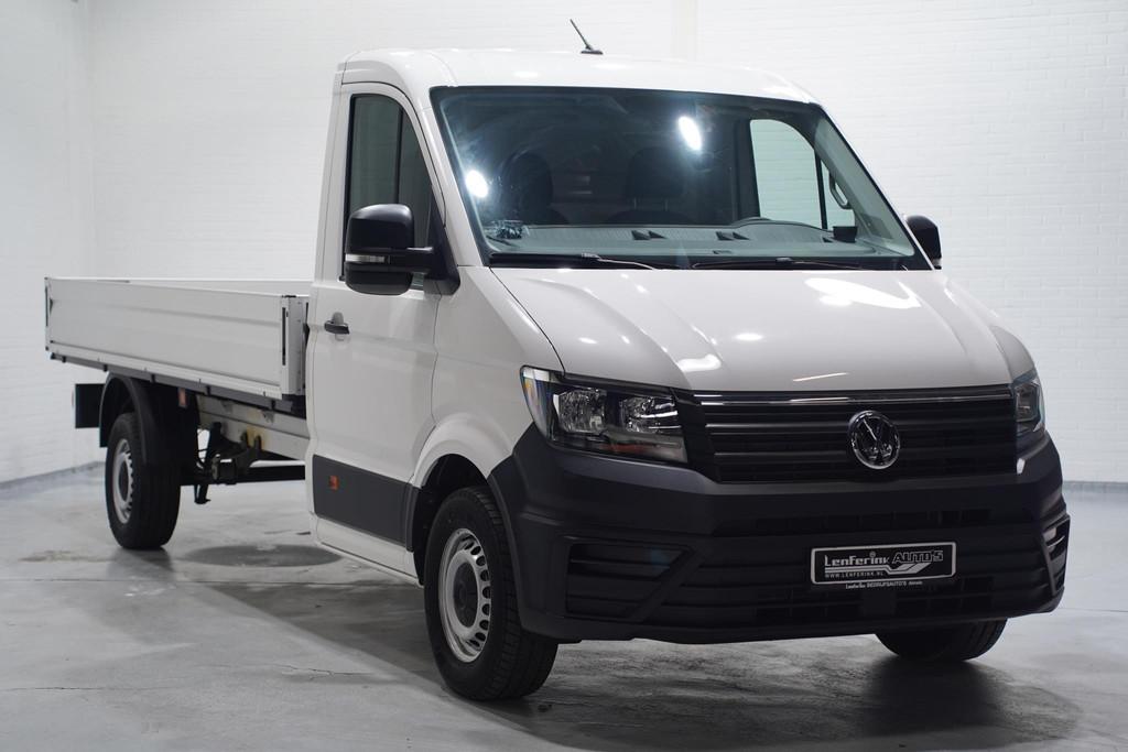 Volkswagen Crafter 2.0 TDI 140 pk L4 Pick Up / Open Laadbak, Auto's, Bestelauto's, 3000 kg, Stof, Gebruikt, 4 cilinders