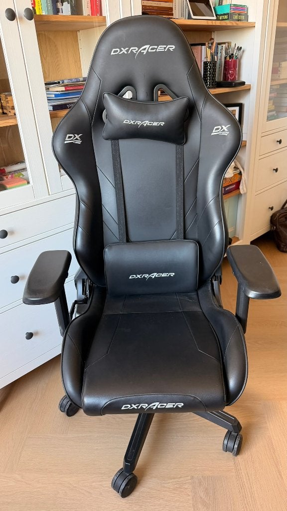 DXRacer Gaming Bureaustoel - Zwart, Ergonomisch, Huis en Inrichting, Ophalen, Zwart, Bureaustoel, Ergonomisch