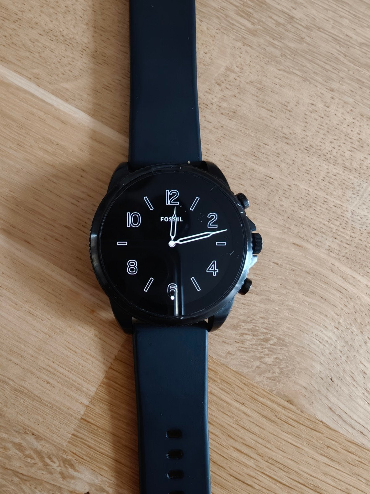Fossil Gen 6 Smartwatch Zwart - Zo goed als nieuw, Zwart, Fossil, Ophalen of Verzenden, Zo goed als nieuw
