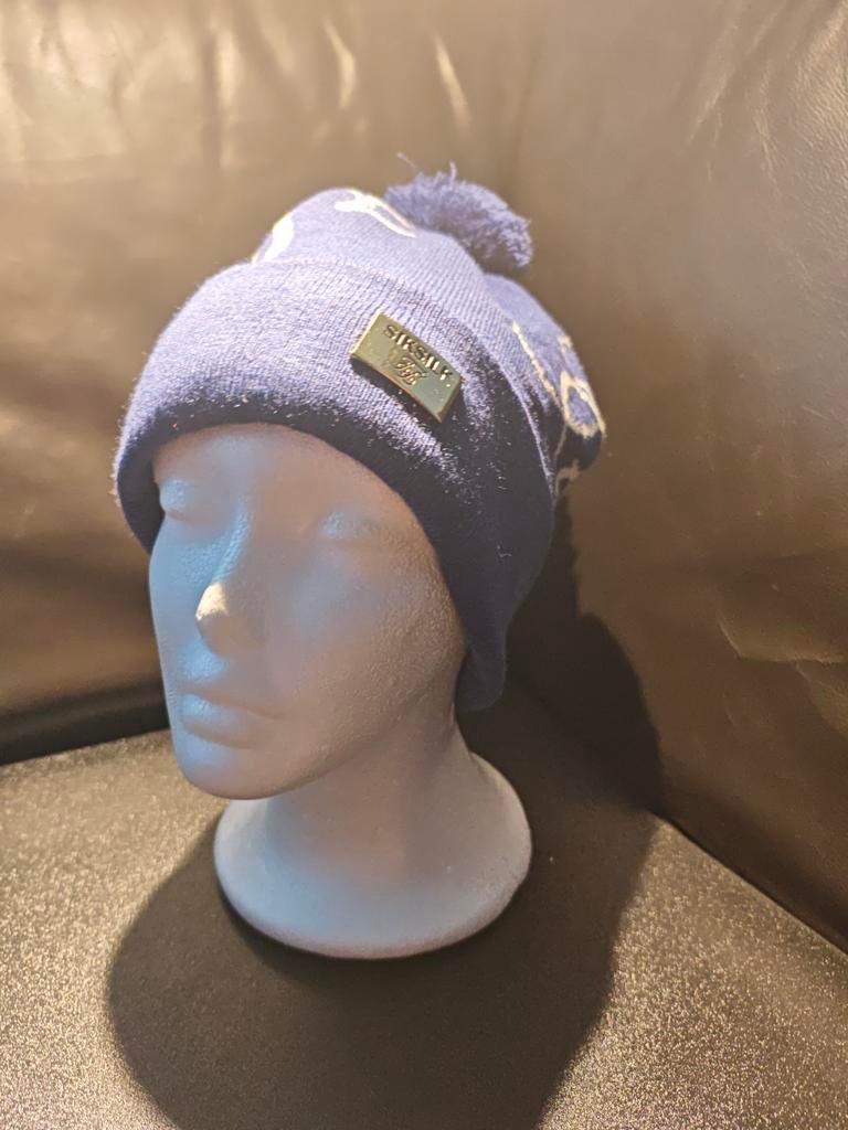 Donkerblauwe Sirri Muts met Pompon, Sirri, Ophalen of Verzenden, Gedragen, Muts