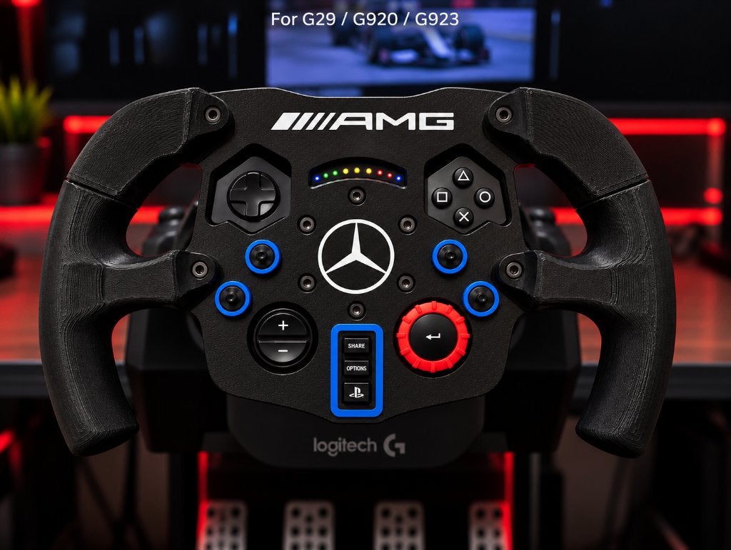 F1 Stuur Mod Logitech G29/ G920 / G923 – Custom Racing Wheel, Verzenden, PlayStation 5, Nieuw, Stuur of Pedalen