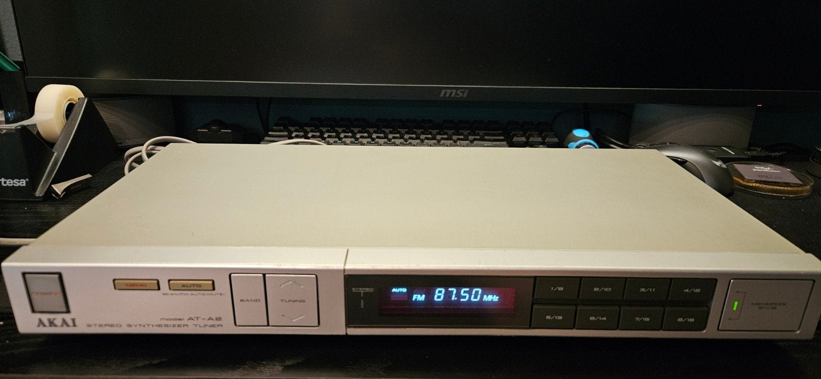 Akai AT-A2 Tuner, Audio, Tv en Foto, Tuners, Ophalen of Verzenden