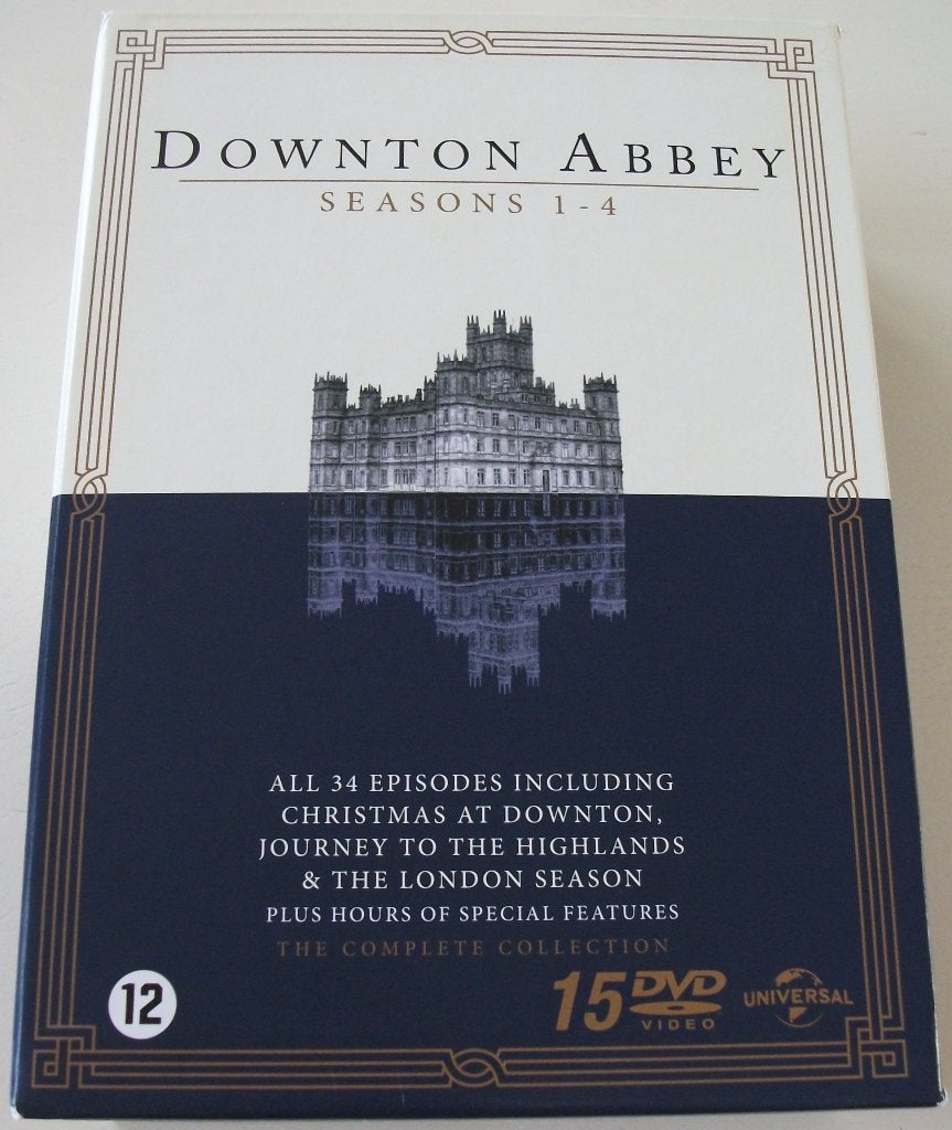 Dvd *** DOWNTON ABBEY *** 15-Disc Boxset Seizoen 1 - 4, Cd's en Dvd's, Dvd's | Tv en Series, Zo goed als nieuw, Drama, Seizoen 1