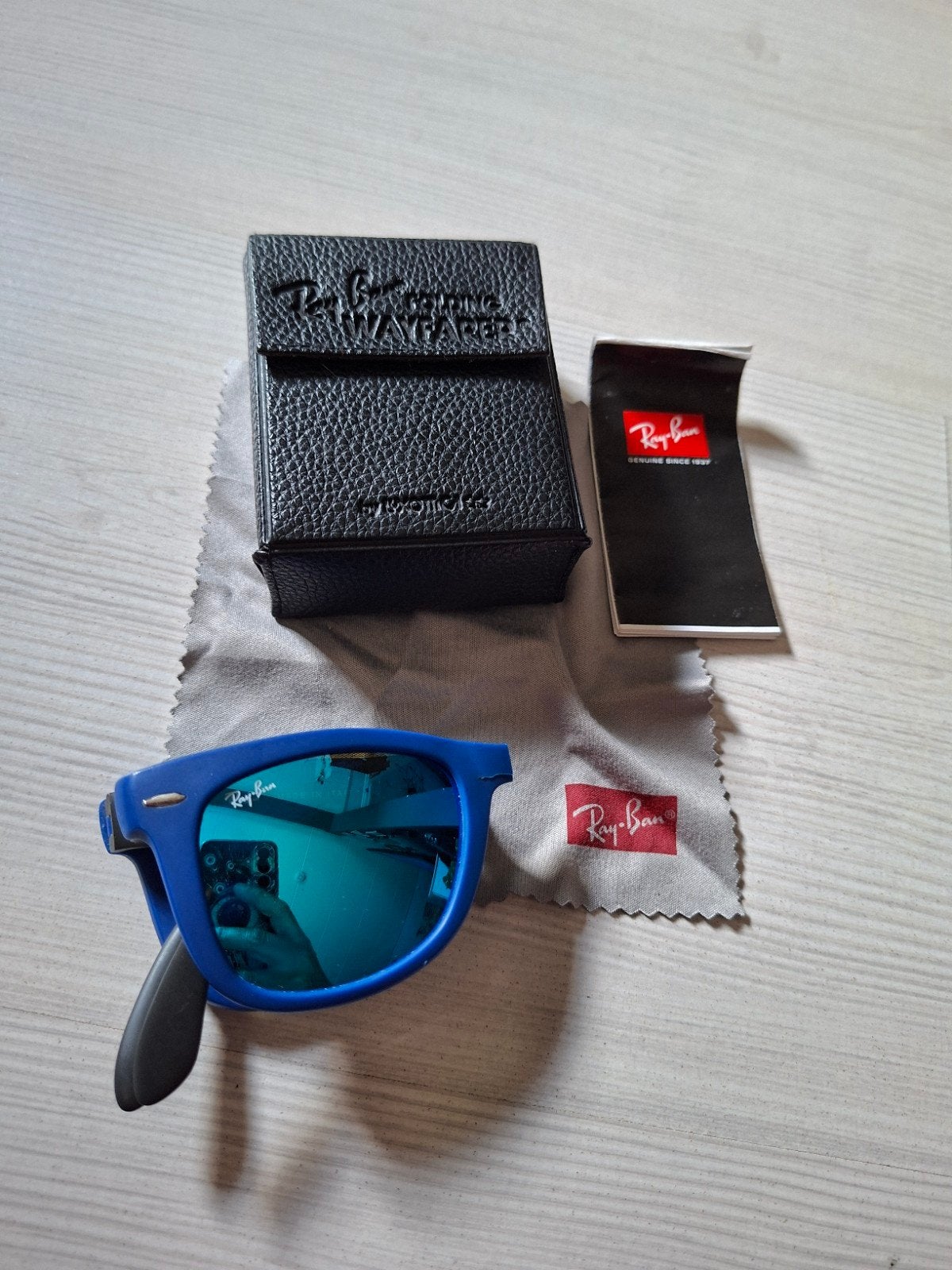 Ray-ban RB401 6020/17 folding wayfarer, Ophalen of Verzenden, Ray-Ban