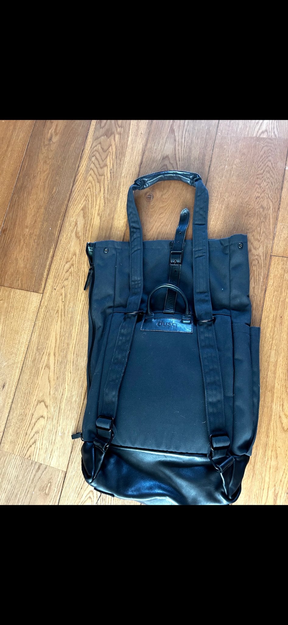 Dusq Family Bag Canvas Night Black luiertas, Ophalen, Overige merken, Zwart, Extra vakken