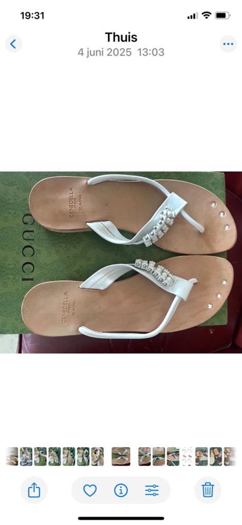 CENEDELLA Capri sandalen, maat 39, Kleding | Dames, Schoenen, Wit, Zo goed als nieuw, Sandalen of Muiltjes, Ophalen of Verzenden