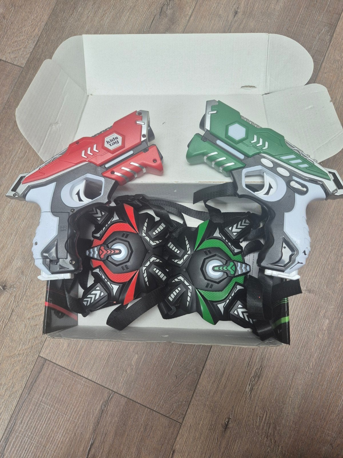 Kidstag laser tag set (2 spelers), Kinderen en Baby's, Speelgoed | Buiten | Actiespeelgoed, Ophalen of Verzenden, Zo goed als nieuw