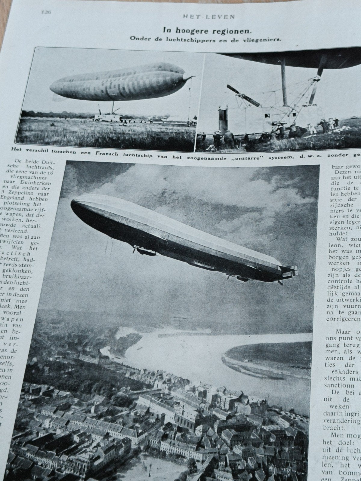 1915, ZEPPELIN, VLIEGTUIG, IN HOOGERE REGIONEN., Verzamelen, Ophalen of Verzenden, Gebruikt, Schaalmodel