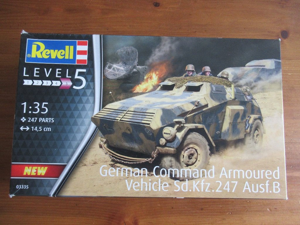 Sd.Kfz.247 ausf.B Command Vehicle (Revell 1/35), Overige typen, Nieuw, Ophalen of Verzenden, 1:32 tot 1:50