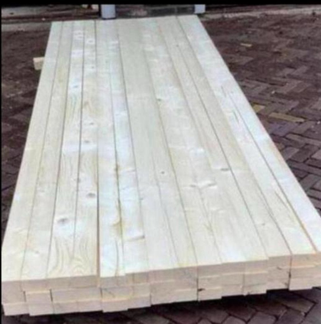Vuren hout oa 44x69 nieuw zie omschrijving, Ophalen, Zo goed als nieuw, 250 cm of meer, Planken