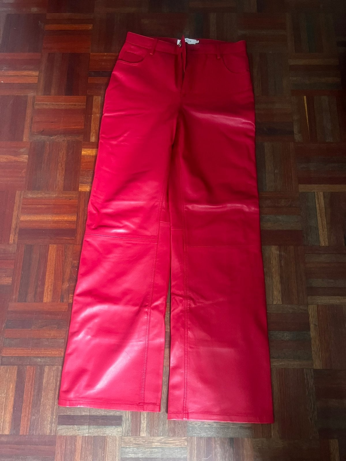 Janice leren broek model Jason, Maat 38/40 (M), Ophalen of Verzenden, Zo goed als nieuw, Lang
