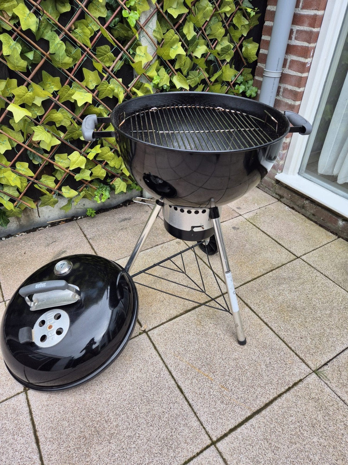Weber Kettle Houtskoolbarbecue 46cm- Zwart, Ophalen, Gebruikt, Weber