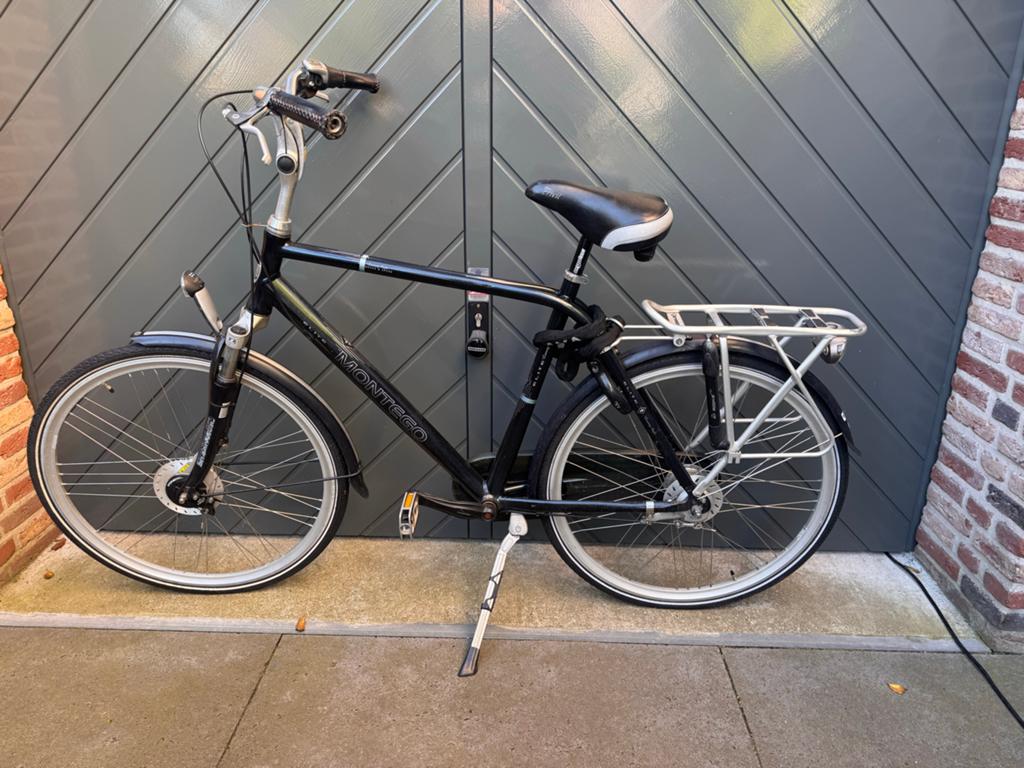 Montego Elite Touring fiets met 8 versnellingen, Fietsen en Brommers, Gebruikt, Velgrem, Versnellingen, 57 tot 61 cm