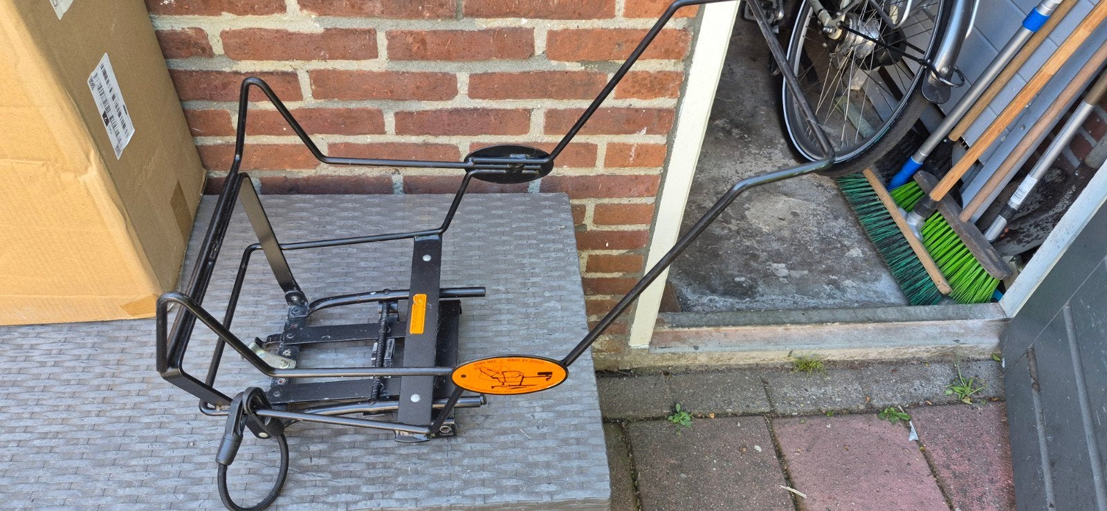 steco maxi cosi drager., Fietsen en Brommers, Fietsaccessoires | Fietsstoeltjes, Ophalen, Gebruikt, Achterzitje