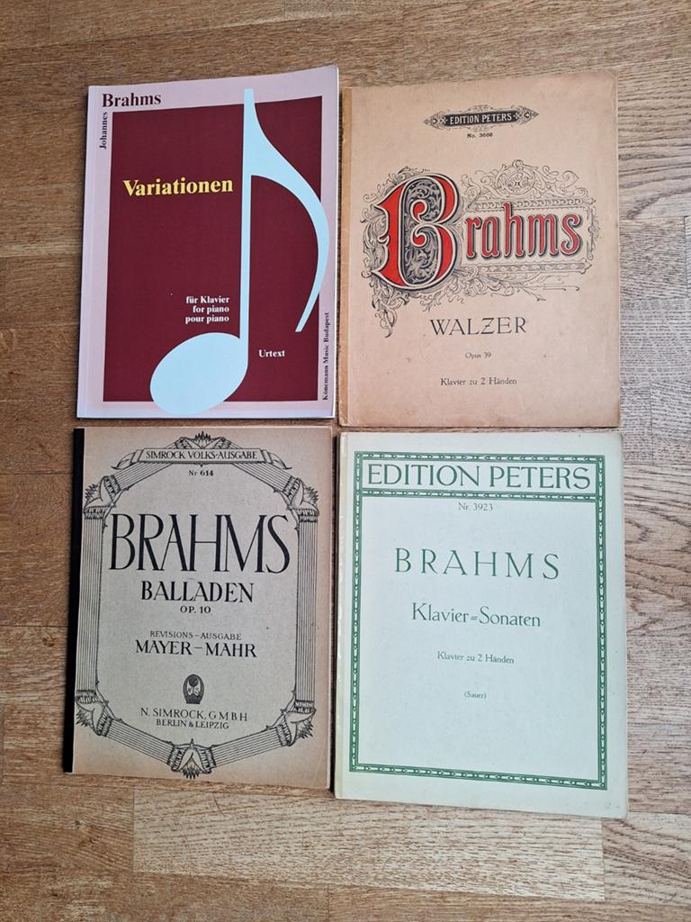 Piano Brahms, Gebruikt, Klassiek, Ophalen of Verzenden, Artiest of Componist