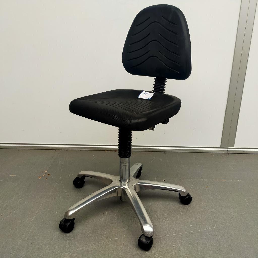 Score werkstoel PU kunststof zwarte zitting ihv 39-53 cm