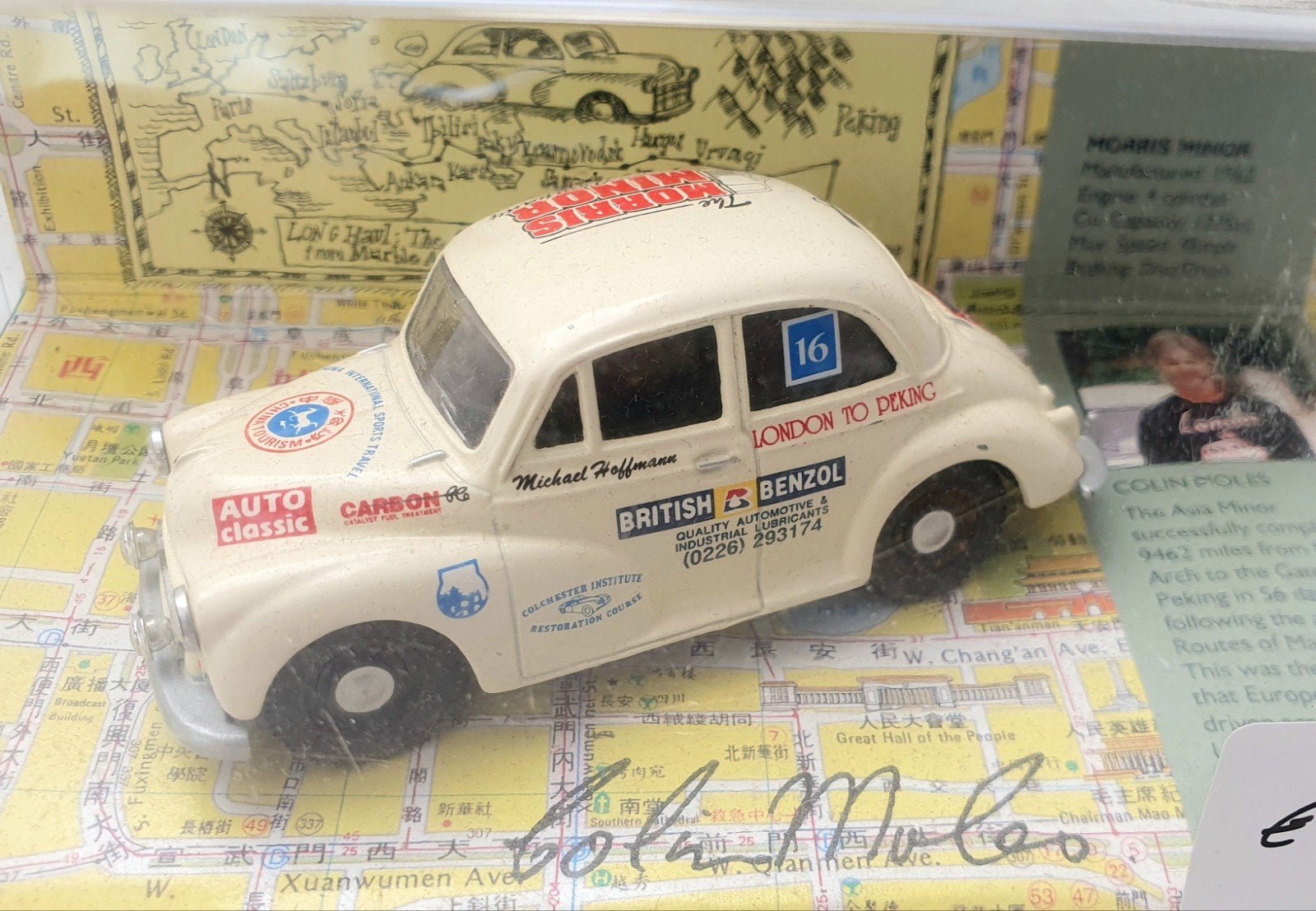 Corgi Toys Classics 1:43 Morris Minor Colin Moles Rally MIB!, Ophalen of Verzenden, Auto, Corgi