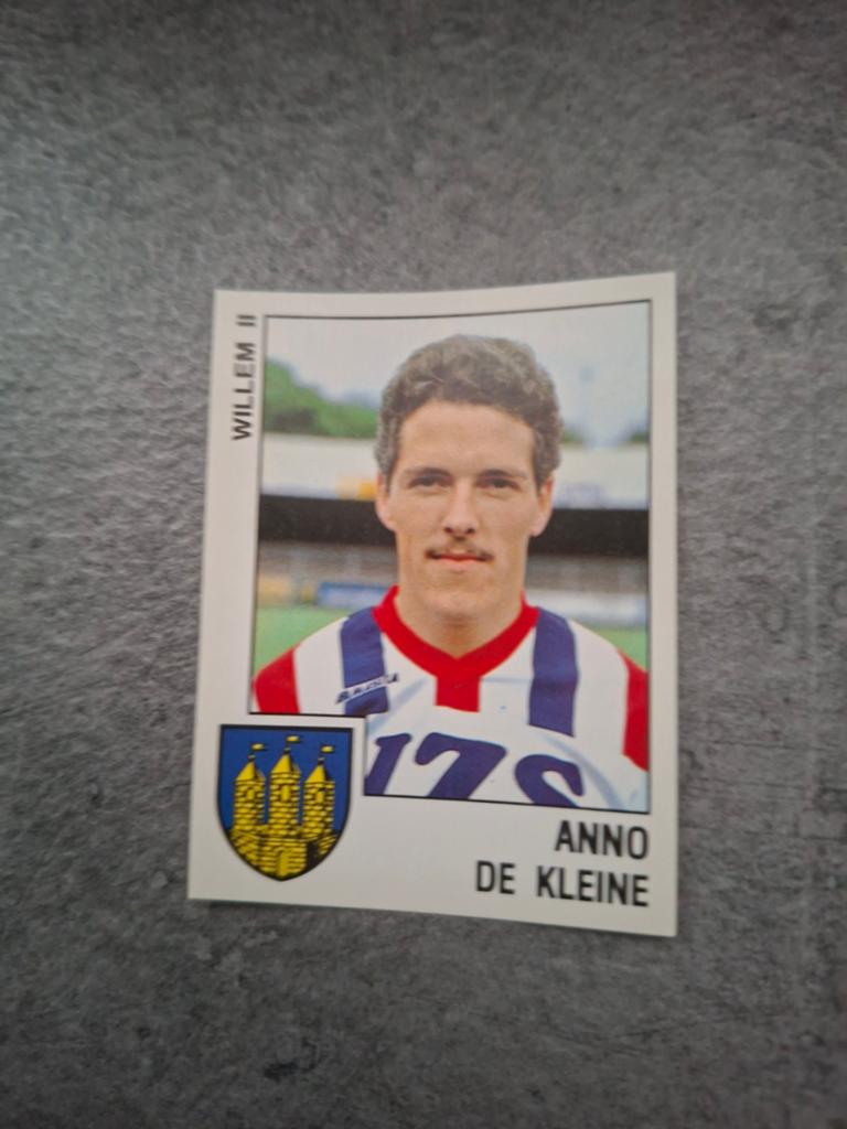 Panini sticker Voetbal 89. Speler Anno de Kleine Willem II., Verzenden, Zo goed als nieuw, Sticker