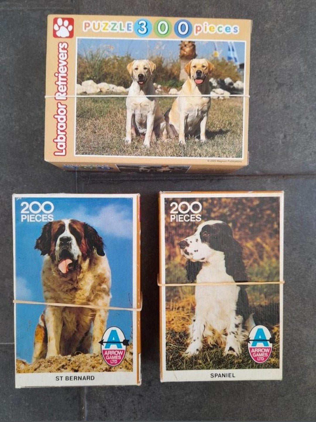 Puzzel hond Spaniel Bernard Labrador ~ legpuzzel 200 of 300, Ophalen of Verzenden