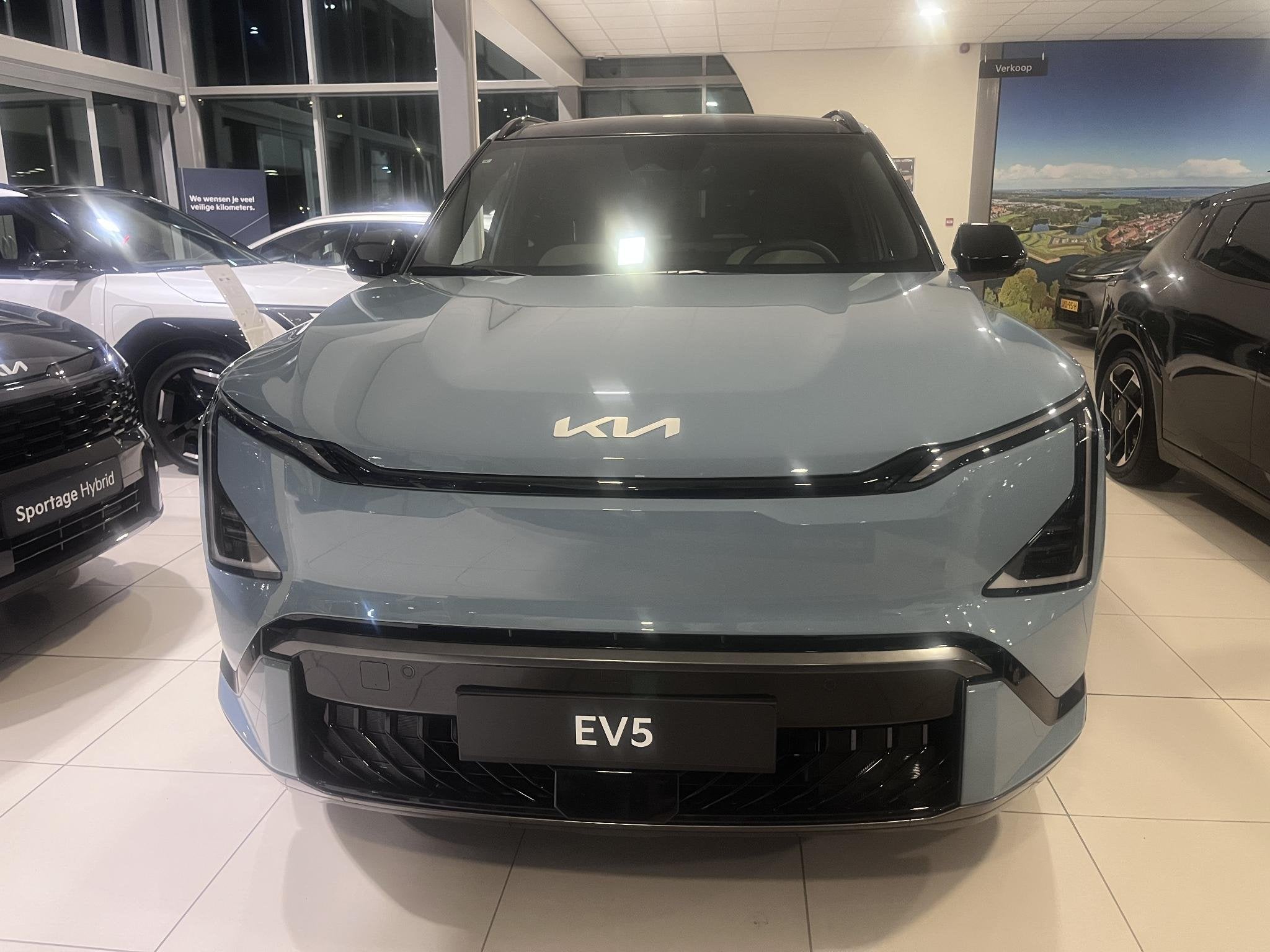 Kia EV5 GT-Line Business Edition 81.4 kWh ACTIE MODEL!, Auto's, 81 kWh, Lichtsensor, 510 min, 1992 kg