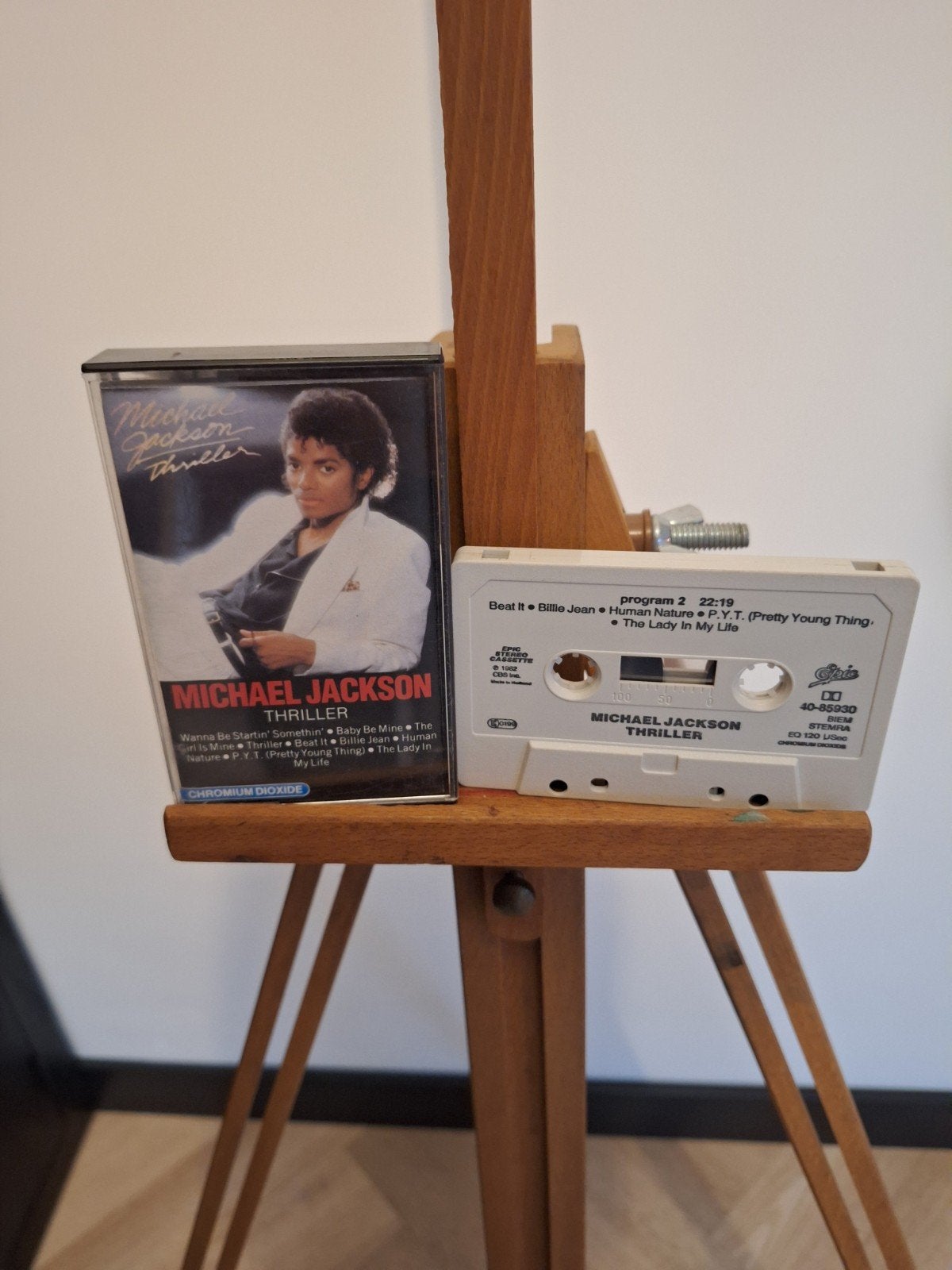 Michael Jackson - Thriller Cassette (Origineel), Cd's en Dvd's, Cassettebandjes, Gebruikt, 1 bandje, Ophalen of Verzenden, Origineel
