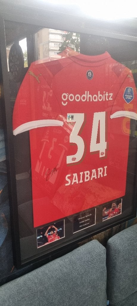 Shirt Ismael Sabari met certificaat COA  # PSV, Ophalen of Verzenden, Nieuw, PSV, Shirt